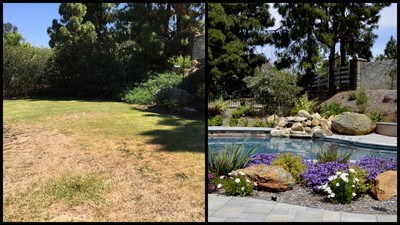 Encinitas Backyard Landscape Renovation
